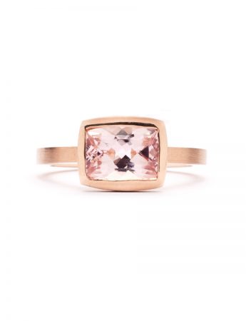 Morganite Ring – Rose Gold