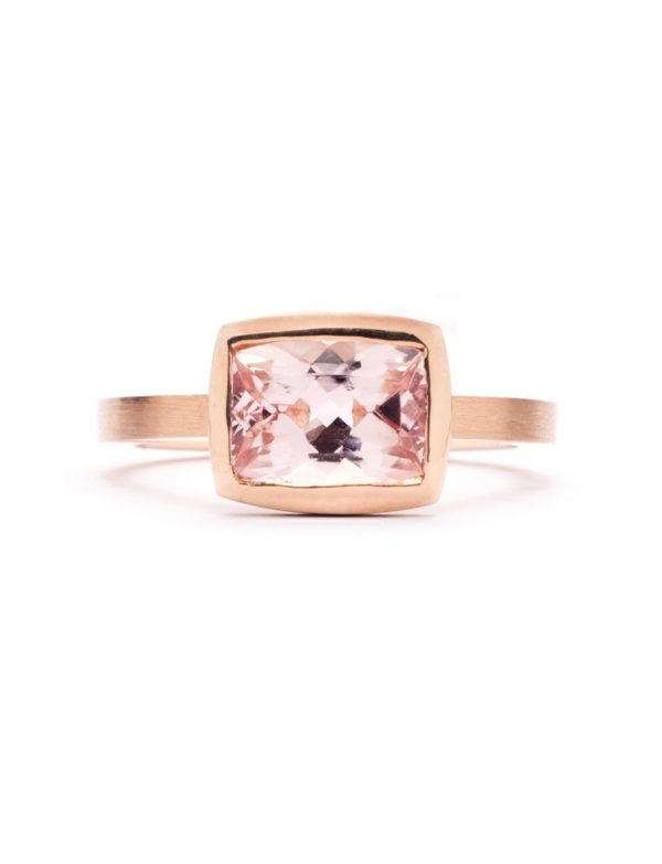 Morganite Ring – Rose Gold