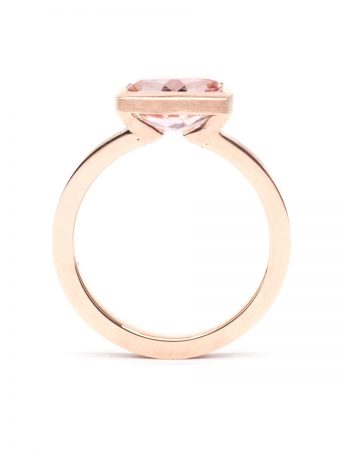 Morganite Ring – Rose Gold