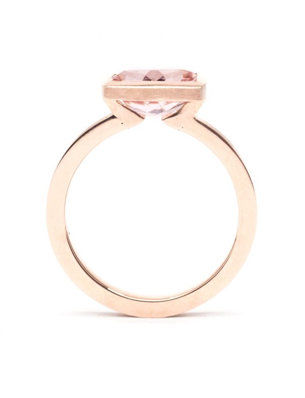 Morganite Ring – Rose Gold