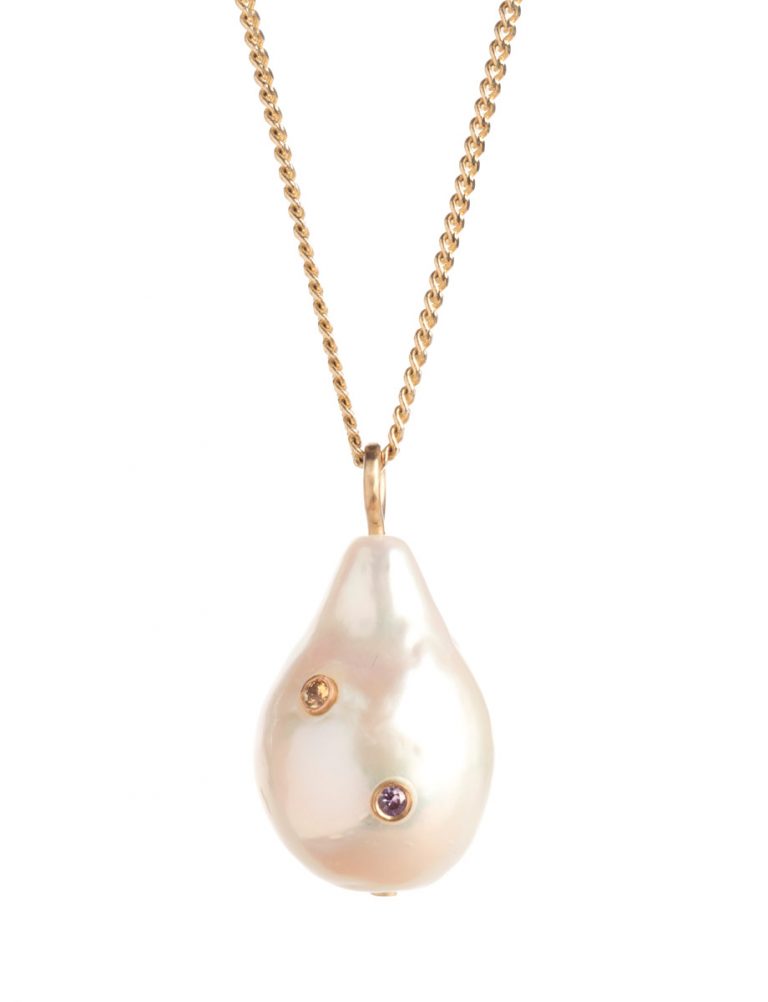 Party Pearl Pendant Necklace