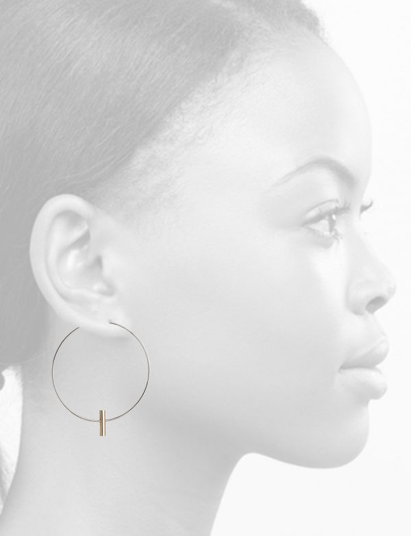 Raw / Refined Earrings – Gold