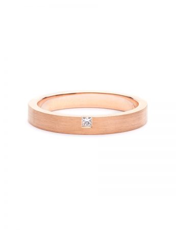 Princess Cut Diamond Ring – Rose Gold