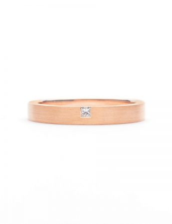 Princess Cut Diamond Ring – Rose Gold