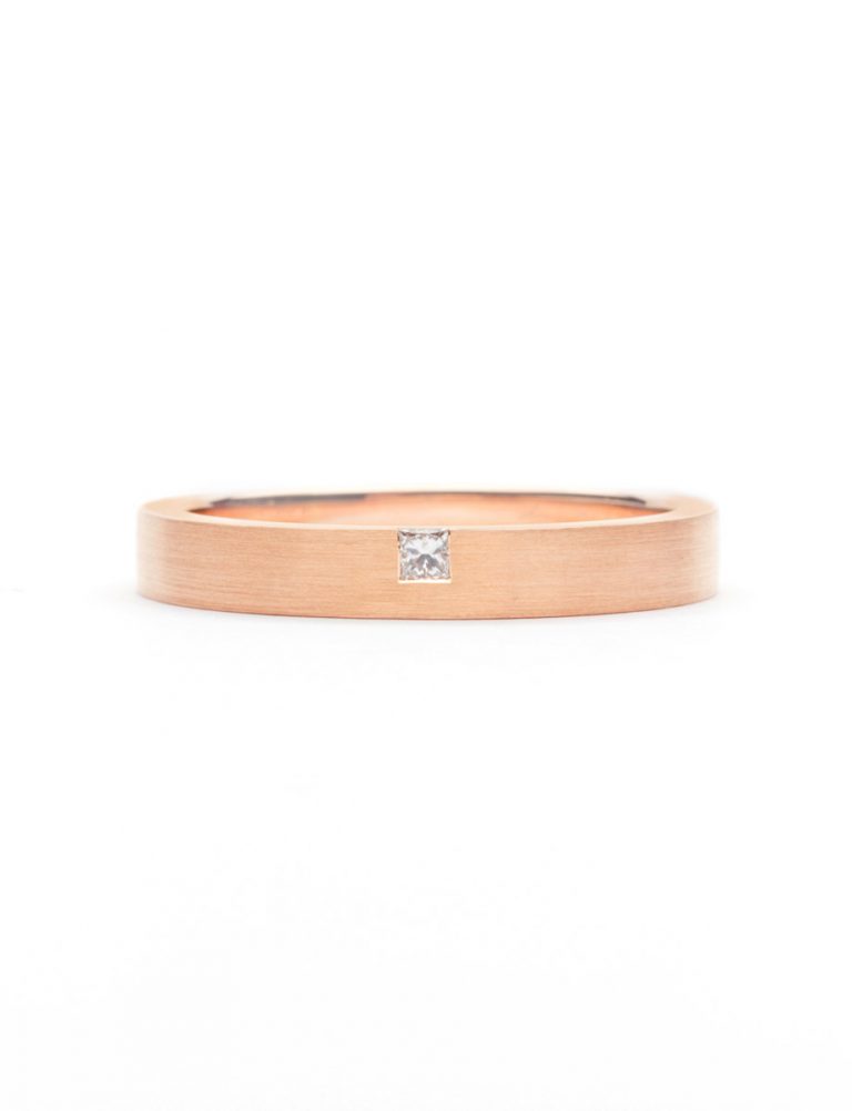 Princess Cut Diamond Ring – Rose Gold