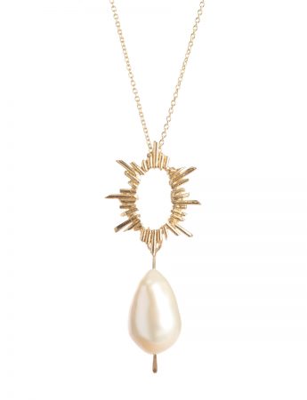 Santa Lucia Pearl Pendant Necklace