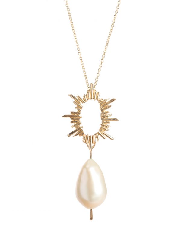 Santa Lucia Pearl Pendant Necklace