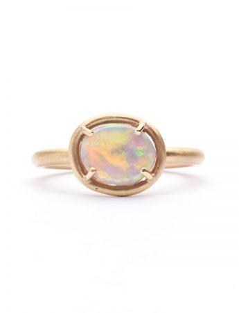 Lightning Ridge Opal Ring