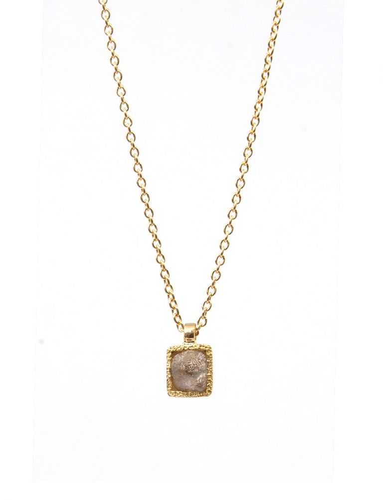 Balance Diamond Pendant Necklace – Yellow Gold