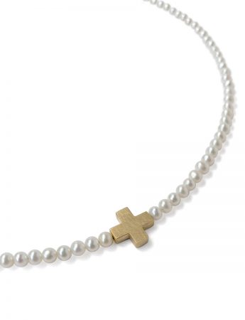 Short Path of Light Pearl Necklace