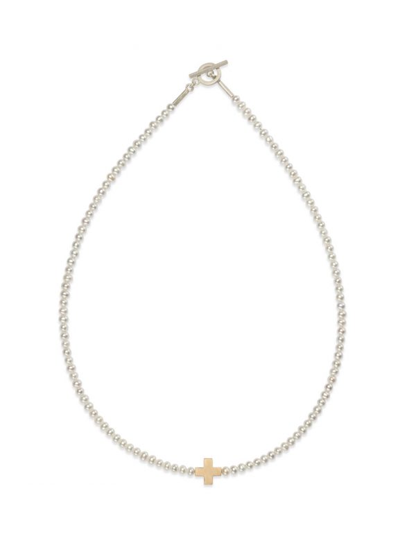 Short Path of Light Pearl Necklace
