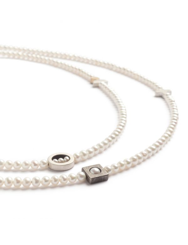 Still Point White Pearl Necklace