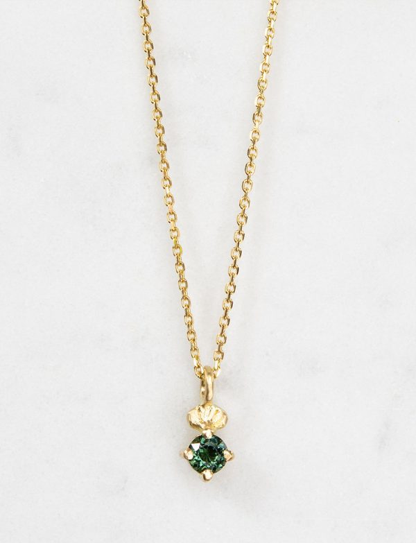 Ancient Lakes Pendant Necklace – Green Tourmaline