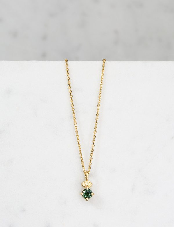 Ancient Lakes Pendant Necklace – Green Tourmaline
