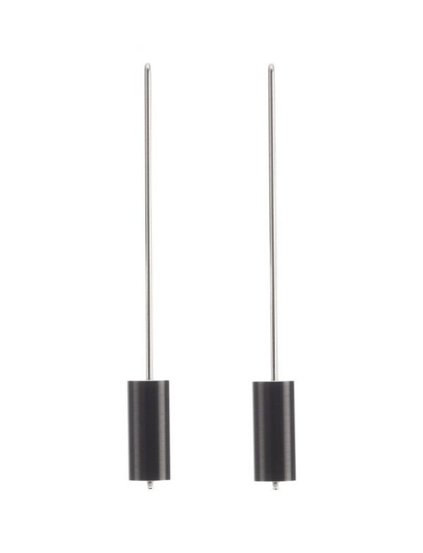 One Gram Earrings – Black