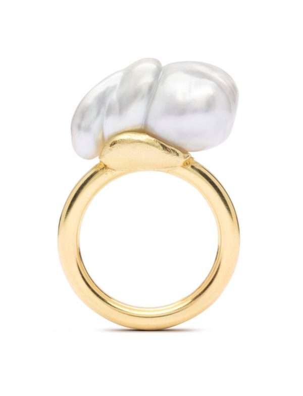 Baroque Pearl Ring #8