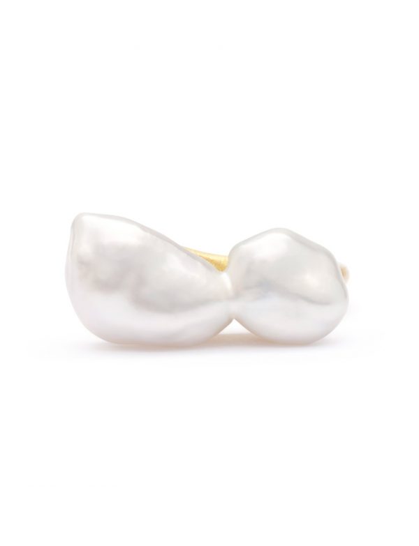 Keshi Pearl Ring #9