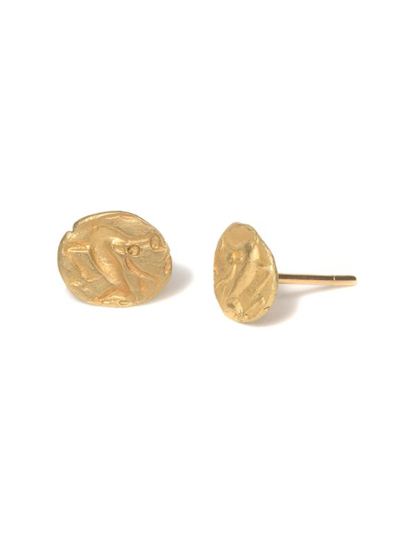 Antelope Stud Earrings – Yellow Gold