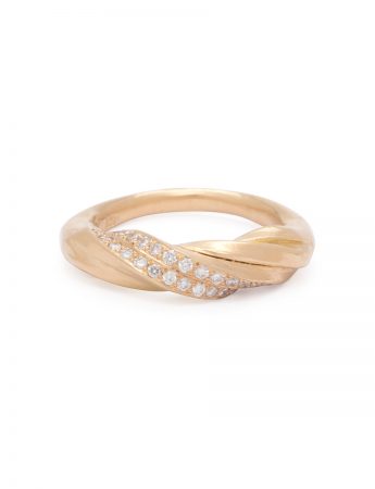 Carmen Ring – Gold & White Diamonds