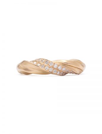 Carmen Ring – Gold & White Diamonds