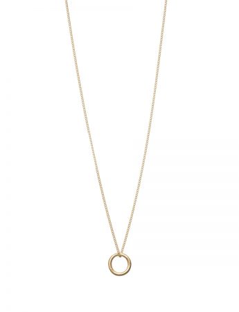 Halo Pendant Necklace – Yellow Gold