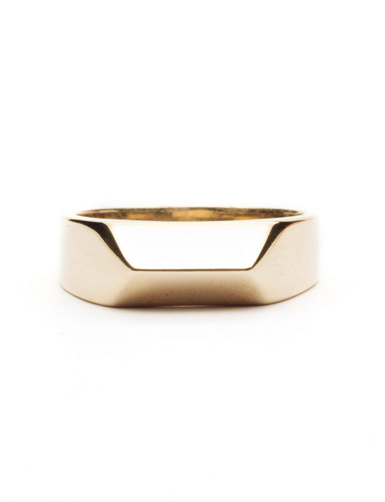 Toblorone Ring – Yellow Gold