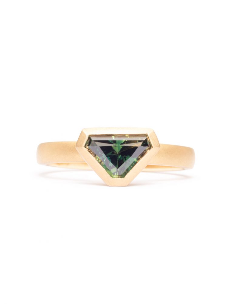 Woodlands Ring – Yellow Gold & Parti Sapphire
