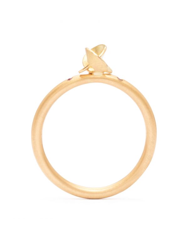 Cloud Ring – Gold & Rubies