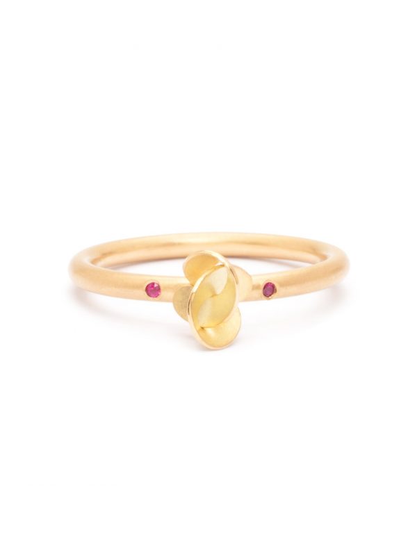 Cloud Ring – Gold & Rubies