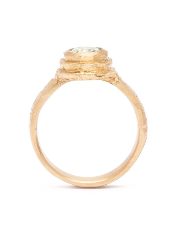 Nereida Ring – Gold & Aquamarine