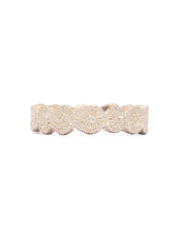 Wide Eternity Ring – Silver