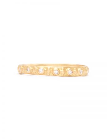 Istanbul Dots Ring – Yellow Gold & Diamond