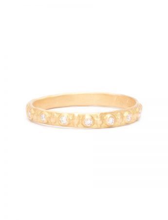 Istanbul Dots Ring – Yellow Gold & Diamond