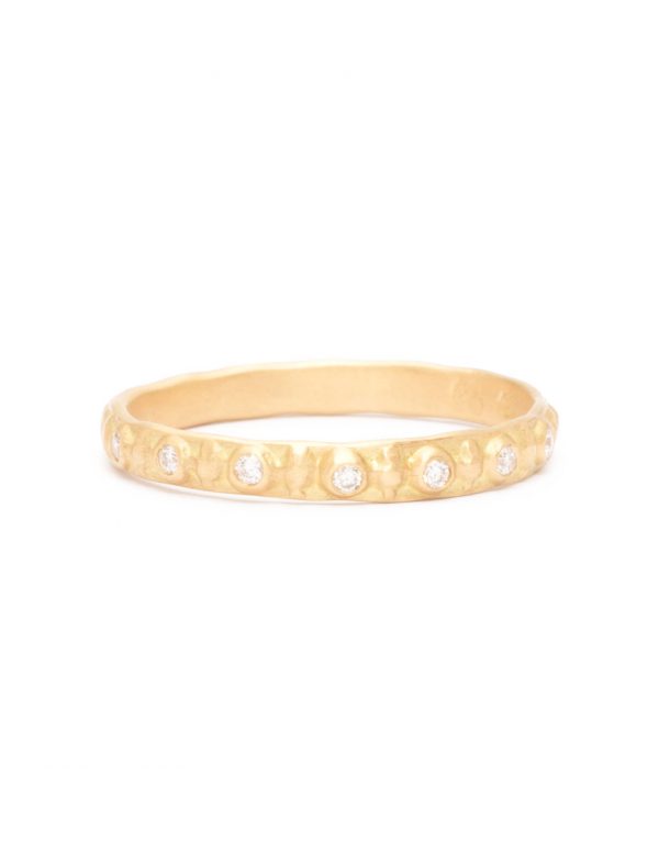 Istanbul Dots Ring – Yellow Gold & Diamond