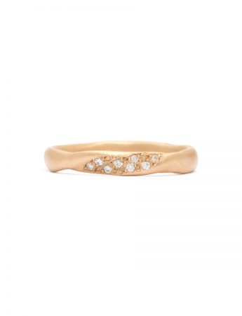 Zephyr Spray Ring – Yellow Gold & Diamond