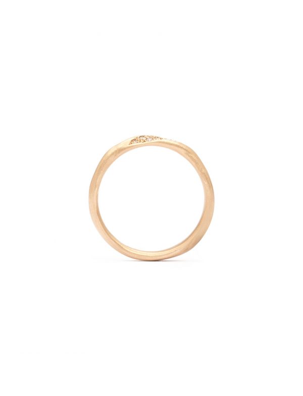 Zephyr Spray Ring – Yellow Gold & Diamond