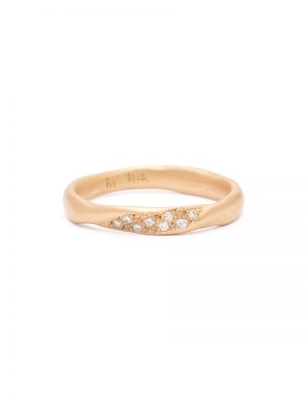 Zephyr Spray Ring – Yellow Gold & Diamond