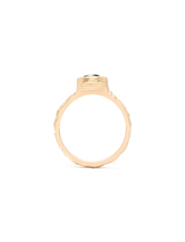 Uber Love Ring – Gold & Teal Sapphire