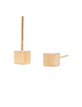 Cubist Studs – Yellow Gold