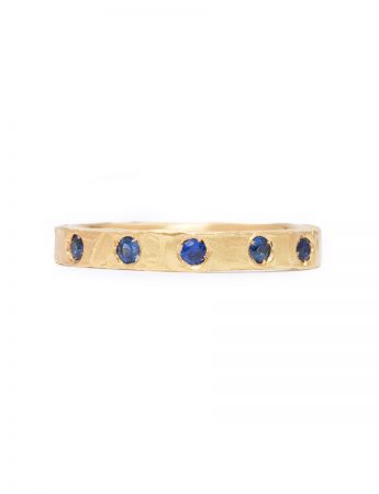 Melted Gems Ring – Gold & Sapphire