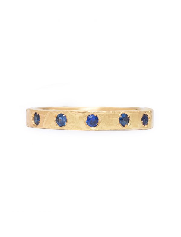 Melted Gems Ring – Gold & Sapphire