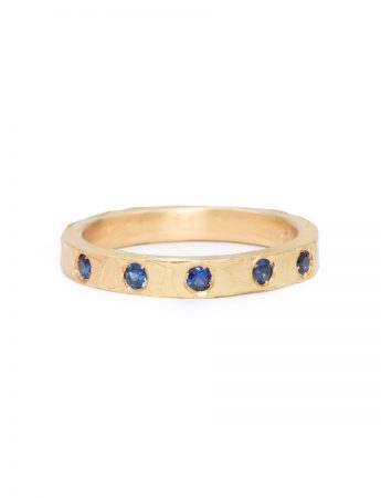 Melted Gems Ring – Gold & Sapphire