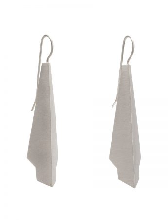 Feather Earrings – Silver