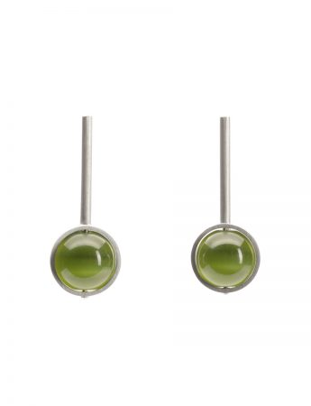 Chromatic Sphere Earrings – Chartreuse Green