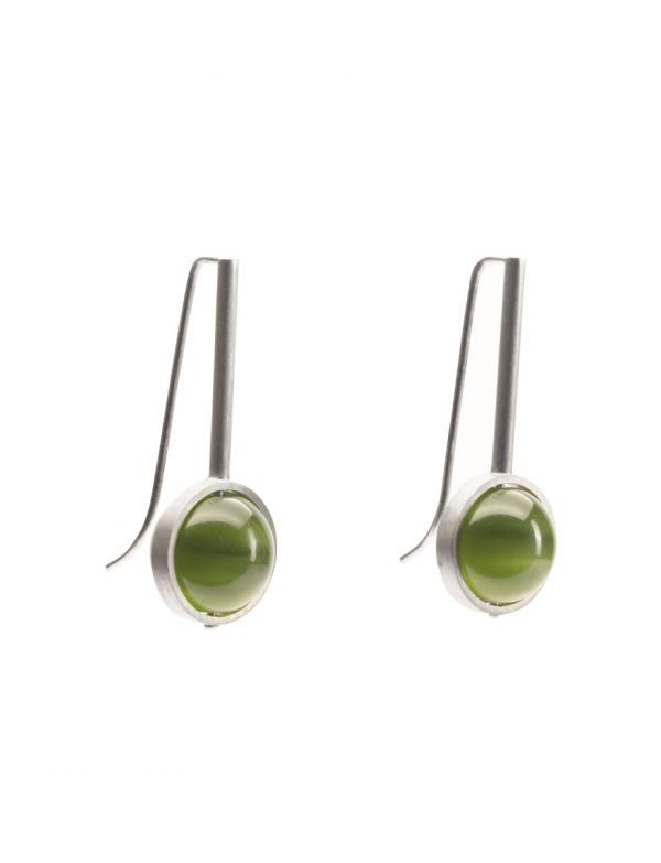 Chromatic Sphere Earrings – Chartreuse Green