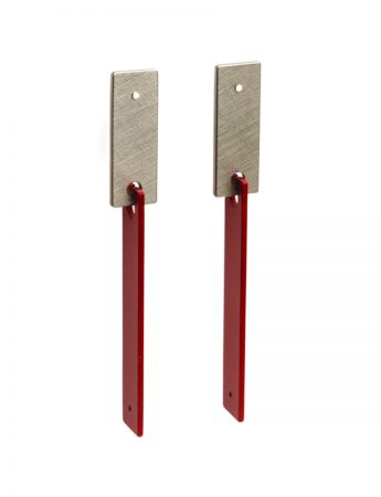 Inge Blade Earrings – Red