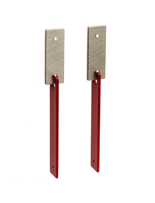 Inge Blade Earrings – Red