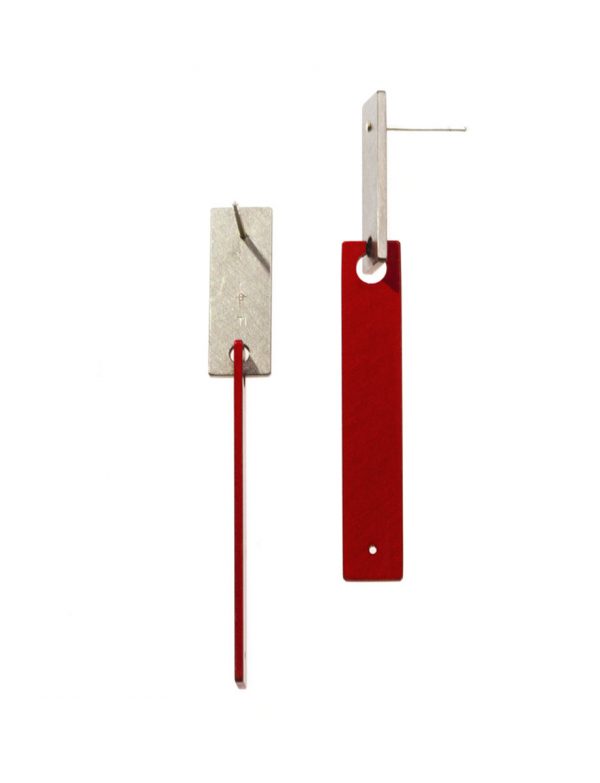 Inge Blade Earrings – Red