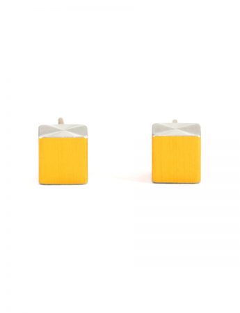 Cubist Studs – Yellow Front
