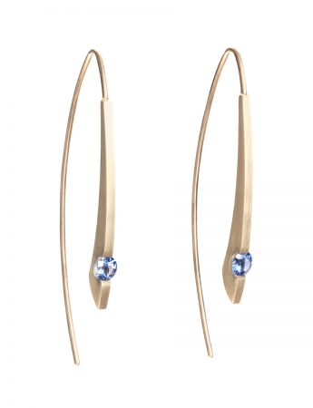 Drop Earrings – Gold & Ceylon Blue Sapphires